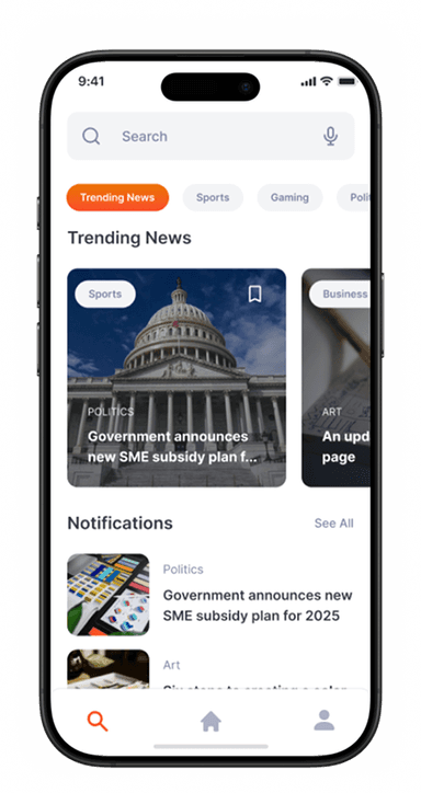 Mobile App Screenshot 1